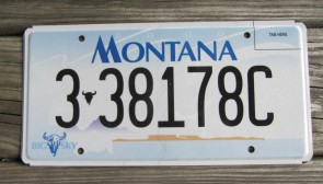 Montana State Official License Plate One of Four from All 50 USA States Official License Plate Collection Montana State Official License Plate One of Four